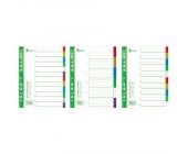 Разделители пластиковые А4, 1-5, цветные, Forpus | OfficeDom.kz