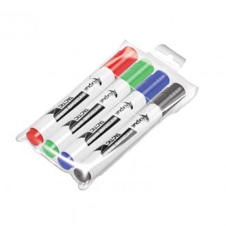 Набор маркеров для доски TACTIC, 1-3 мм, 4 цвета - Officedom (1)