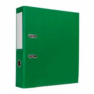 Папка-регистратор, А4, 75 мм, ПВХ/<wbr>бумага, зеленый, NoName - Officedom (1)