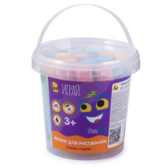 Мелки для рисования 7 цв., 21 шт, Лео Играй LPSC-21 - Officedom (1)