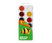 Краски акварельные медовые, без кисти, 12 цветов классические, LBW-0112, Лео Ярко | OfficeDom.kz