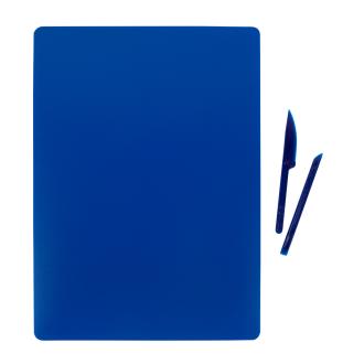 Доска для лепки гибкая со стеками, A4, синий, Лео LPDS-A4 - Officedom (1)