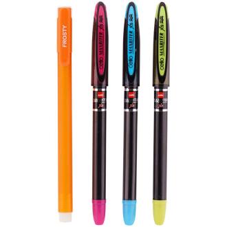 Ручка шариковая 0,7мм Maxriter XS Tinted 3 шт + ручка шариковая 0,7мм Frosty, синий, в пакете, Cello - Officedom (1)