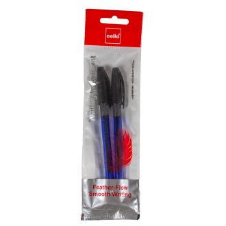 Ручка шариковая 0,7мм Tri-Grip-31B, синий, корпус синий, 2 шт в пакете, Cello - Officedom (1)