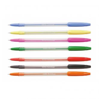 Ручка шариковая 0,7мм Rainbow, синий, Cello - Officedom (1)