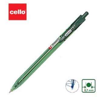 Ручка шариковая автом. Cello Quick, 0,7 мм , зеленый - Officedom (1)