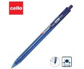 Ручка шариковая автом. Cello Quick, 0,7 мм , синий | OfficeDom.kz