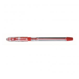 Ручка шариковая 0,5мм Gripper 1, красный, прозрачный корпус, Cello - Officedom (1)