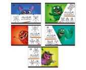 Альбом для рисования, А4, 16л., на скобе, 100 г/м2, Буки и барабашки, SVETOCH 16АЛСК4_1_3_9 | OfficeDom.kz