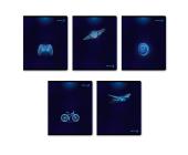 Тетрадь общая на скобе А5, 96 л., клетка, Искра времени, 96Т15, SVETOCH | OfficeDom.kz