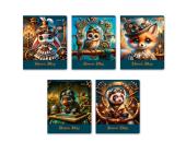 Тетрадь общая на скобе А5, 48 л., клетка, Новый мир, Т88, SVETOCH | OfficeDom.kz