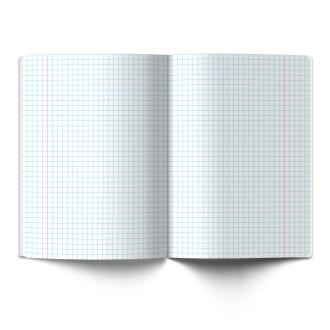 Тетрадь общая на скобе А5, 60 л., клетка, Мрамор, Т89, SVETOCH - Officedom (2)