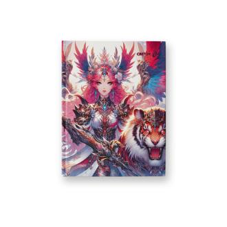 Бизнес-блокнот A6, 64 л., клетка, Королева воинов, ББ95, SVETOCH - Officedom (1)