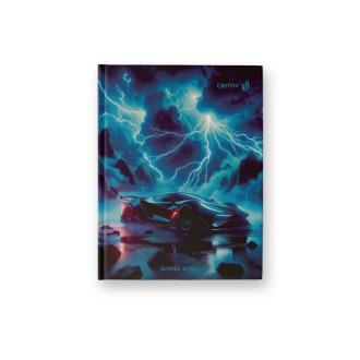 Бизнес-блокнот A6, 64 л., клетка, Гроза, ББ95, SVETOCH - Officedom (1)