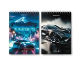 Блокнот на спирали А5, 60л., клетка, Километры дорог, SVETOCH Б130 | OfficeDom.kz