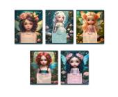 Тетрадь школьная 18 л., клетка, Маленькая фея, SVETOCH Т171 | OfficeDom.kz