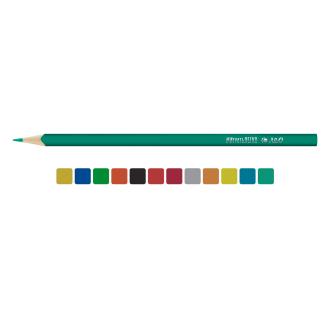 Карандаши цветные трехгранные, 12 цветов (металлик), LGMCP-12, Лео Играй - Officedom (2)