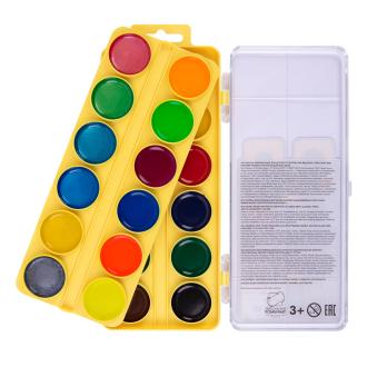 Краски акварельные медовые, без кисти, двухъярусные, 24 цвета, LPW-0324, Лео Играй - Officedom (3)