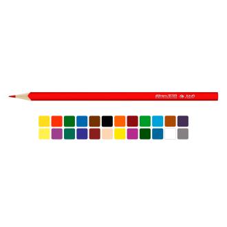 Карандаши цветные трехгранные, 24 цвета, LGCP-24, Лео Играй - Officedom (2)