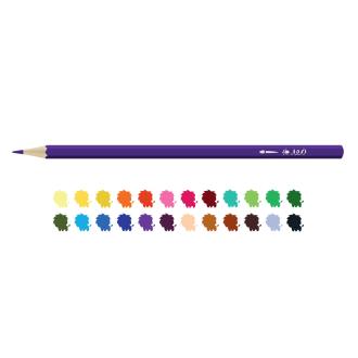 Карандаши цветные акварельные, 24 цвета, LNSWP-24, Лео Учись - Officedom (2)