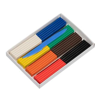 Пластилин классический 8 цветов, 160г, в картонной упаковке, LBMC-0108, Лео Ярко - Officedom (2)