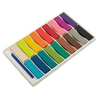 Пластилин классический 18 цветов, 360г, в картонной упаковке, LBMC-0118, Лео Ярко - Officedom (2)