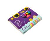 Пластилин восковой 12 цветов, пастельный, 144г, в картонной упаковке, LPMCP-0112, Лео Играй | OfficeDom.kz