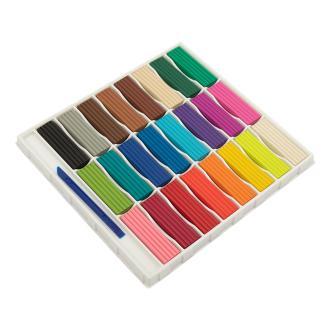 Пластилин классический 24 цвета, 480г, в картонной упаковке, LBMC-0124, Лео Ярко - Officedom (2)