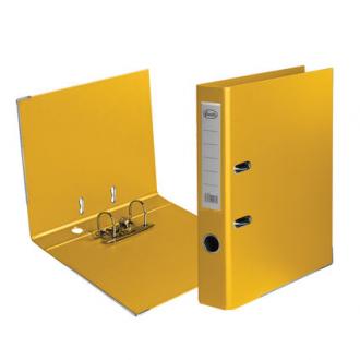 Папка-регистратор, А4, 50 мм, ПВХ/<wbr>ПВХ, желтый, Forofis - Officedom (1)