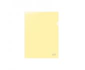 Папка-уголок А4, 0,115мм, ПП, прозрачно-желтый, Forofis | OfficeDom.kz