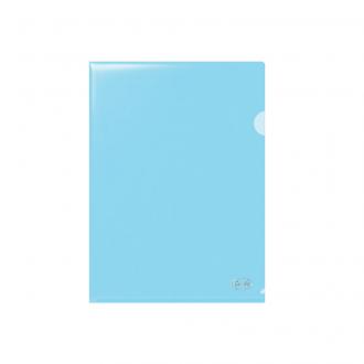 Папка-уголок А4, 0,115мм, ПП, прозрачно-синий, Forofis - Officedom (1)