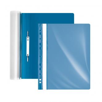 Папка-скоросшиватель с перфорацией, А4, 0,13/<wbr>0,17 мм, ПП, синий матовый, Forofis - Officedom (1)