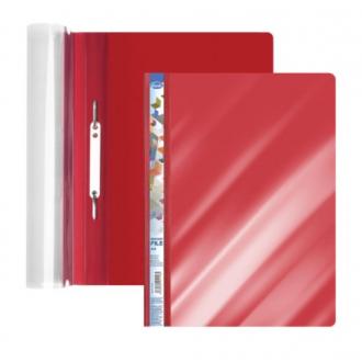 Папка-скоросшиватель, А4, 0,15/<wbr>0,15 мм, ПП, красный глянцевый, Forofis - Officedom (1)
