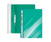Папка-скоросшиватель, А4, 0,15/0,15 мм, ПП, зеленый глянцевый, Forofis | OfficeDom.kz