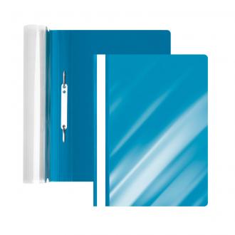 Папка-скоросшиватель, А4, 0,14/<wbr>0,18 мм, ПП, синий глянцевый, Forofis - Officedom (1)