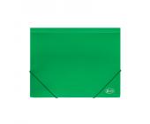 Папка для бумаг на эластичных резинках А4, 0,50мм, ПП, зеленый, Forofis | OfficeDom.kz