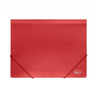 Папка для бумаг на эластичных резинках Forofis, А4, 0,50 мм, ПП, красный - Officedom (1)