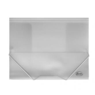 Папка для бумаг на эластичных резинках Forofis, А4, 0,45 мм, ПП, прозрачно-белый - Officedom (1)
