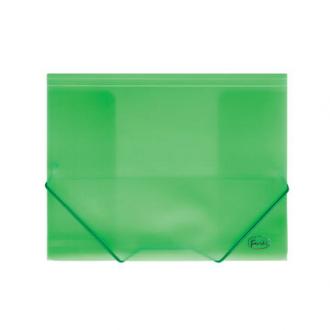 Папка для бумаг на эластичных резинках Forofis, А4, 0,45 мм, ПП, прозрачно-зеленый - Officedom (1)
