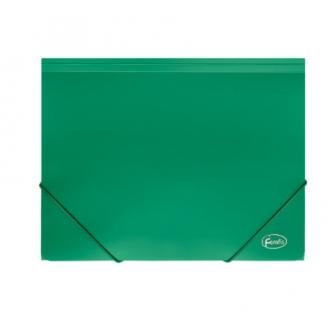 Папка-бокс для бумаг на эластичных резинках Forofis, А4, 0,60 мм, ширина 30 мм, пластик, зеленый - Officedom (1)