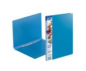 Папка для бумаг с пружинным сшивателем, А4, 0,60 мм, ПП, синий, Forofis Clip A | OfficeDom.kz