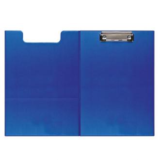Папка-планшет с верхним прижимом, А4 (31,7х22,5 см), ПВХ, синий, Forofis - Officedom (1)