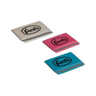 Стирательная резинка 46x20х8мм, синтетический каучук, ассорти, Forofis - Officedom (1)