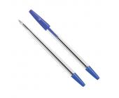 Ручка шариковая 1,0мм One, прозрачный корпус, синий, Forofis | OfficeDom.kz
