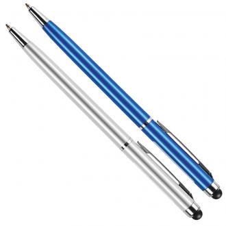 Ручка-стилус шариковая поворотная 0,7мм TOUCH, синий, корпус ассорти, Forofis - Officedom (1)