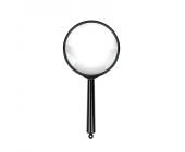 Лупа ручная 5-кратная, диаметр 60 мм, в блистере, Forofis | OfficeDom.kz