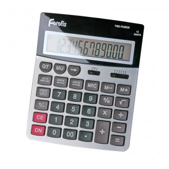 Калькулятор 12 разрядов, 190x152x45мм, батарейка AA+солнечная батарея, Forofis CHECK&CORRECT - Officedom (1)