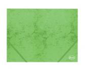 Папка для бумаг на эластичных резинках, А4, картон, 350 г/м2, зеленый, Forofis | OfficeDom.kz