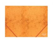Папка для бумаг на эластичных резинках, А4, картон, 350 г/м2, оранжевый, Forofis | OfficeDom.kz