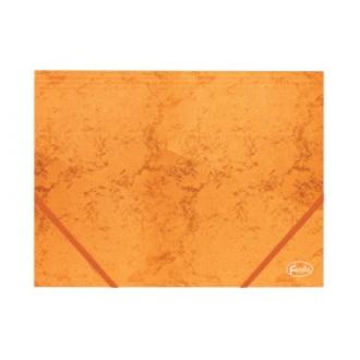 Папка для бумаг на эластичных резинках, А4, картон, 350 г/<wbr>м2, оранжевый, Forofis - Officedom (1)